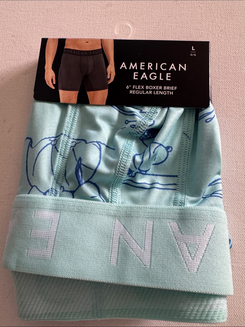 Snoopy Boxer Briefs Mens Large American Eagle Flex